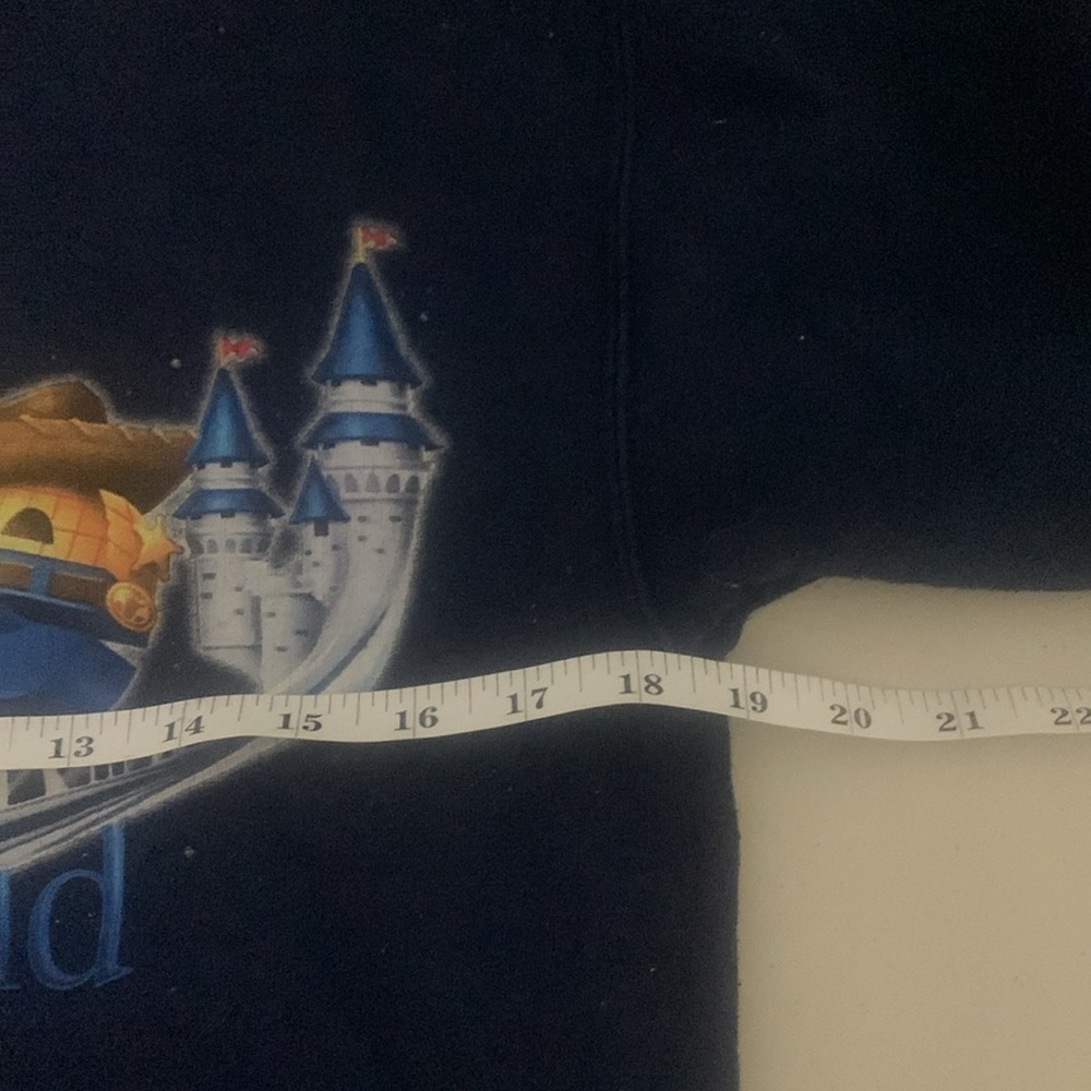 Disneyland Resort Walt Disney World By Hanes Navy Woman’s M Sweater - Picture 6 of 7